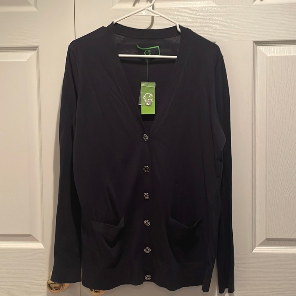 C. WONDER CARDIGAN NAVY BLUE